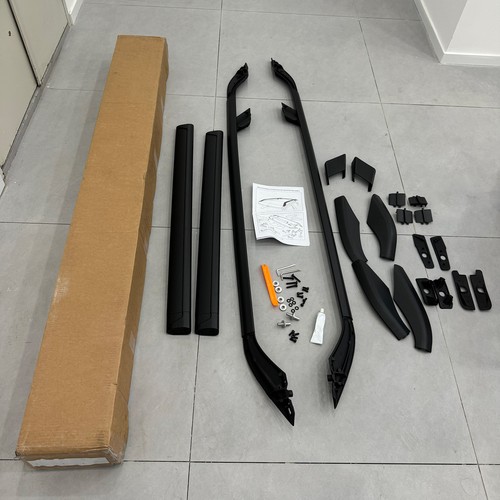4pc black roof - rails, bar